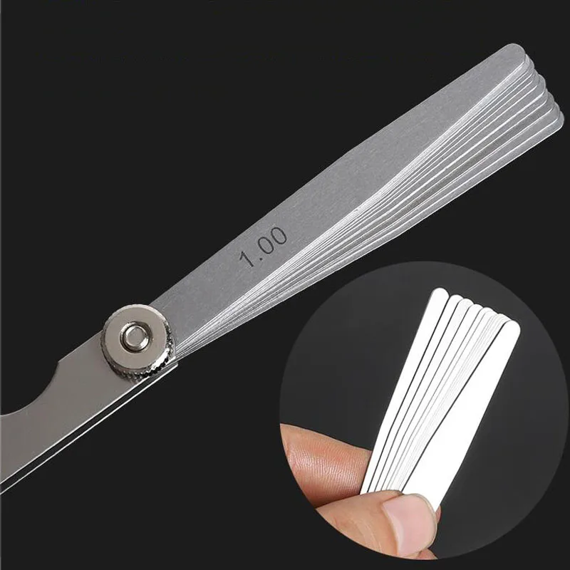 

Meyer Feeler Gauge14 Blade 0.05-1.00mm Stainless Steel High Precision Feeler Gauge Thickness Gauge For Measuring Tools