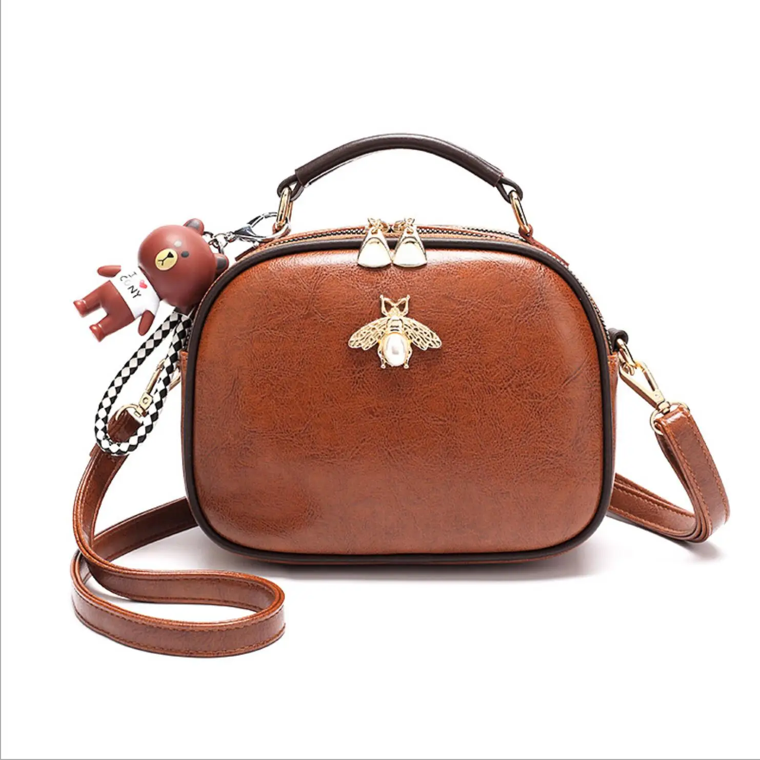 Women Fashion Handbag Hollow Out Shoulder Bag Tote Ladies Purse Hobo Bags Round package High Quality Shoulder bag