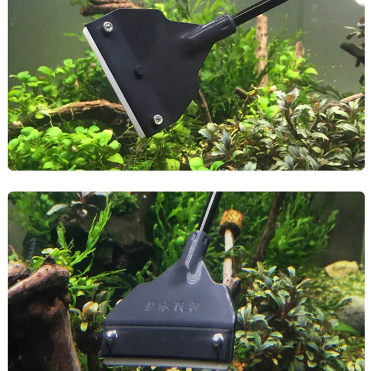 Аквариумный скребок для водорослей аквариумный водных растений лезвие бритья