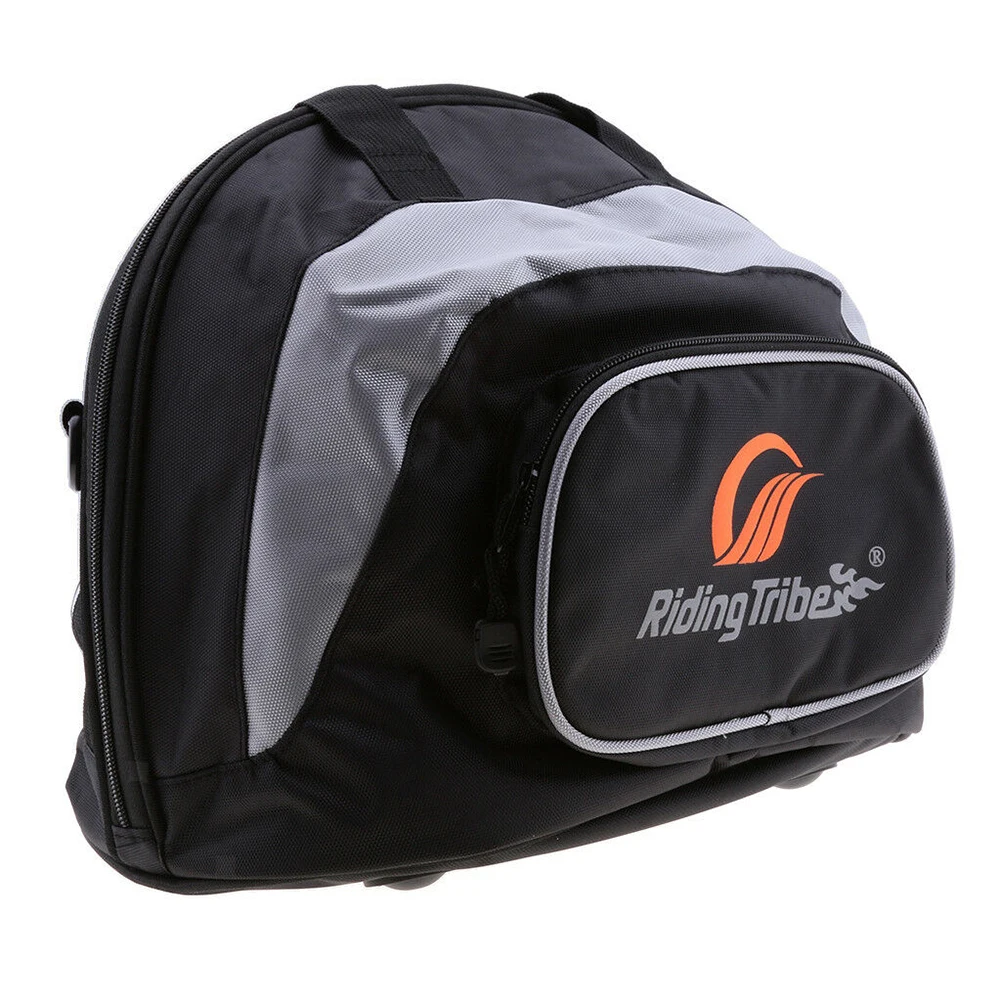 

Helmet Carry Bag Practical Waterproof Motorcycle Handle Oxford Strip Design Shoulder Dustproof High Capacity Wear-resistant