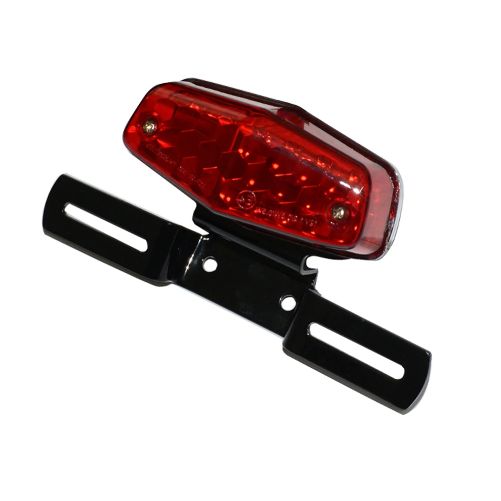 Универсальный светодиодный задний стоп светильник Lucas для мотоцикла держатель