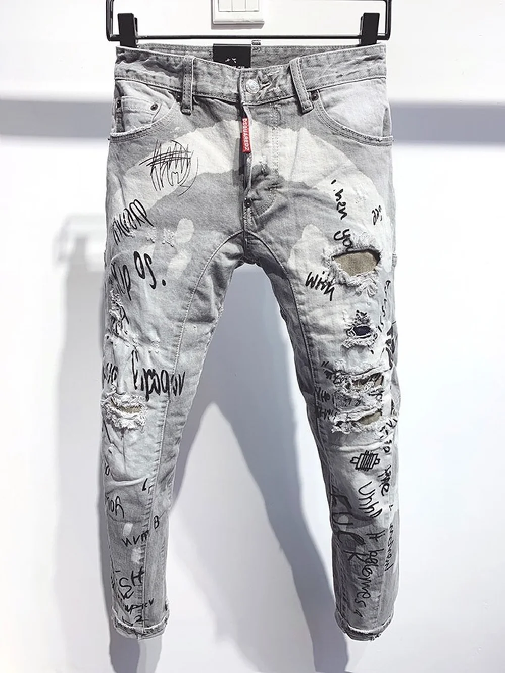 

Cool DSQUARED2 Summer Style New Popular Jeans Brand Italy Slim Skinny Jeans Men DSQ2