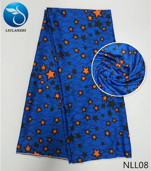 LIULANZHI атласные ткани гарантированное качество Анкара атласная ткань