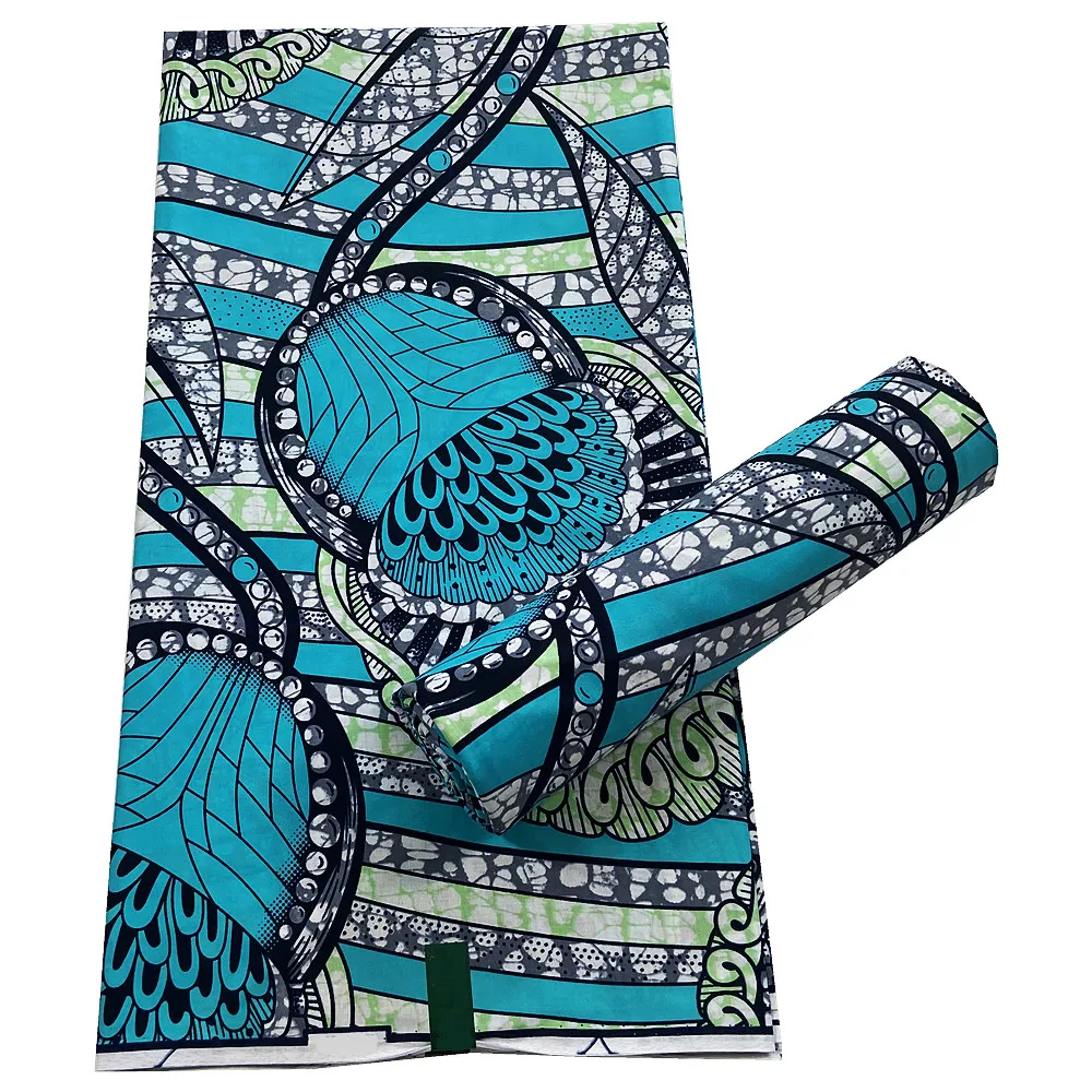 

Новинка, африканская искусственная ткань, материал для шитья, для рукоделия, свадебного платья, 100% хлопок, высокое качество