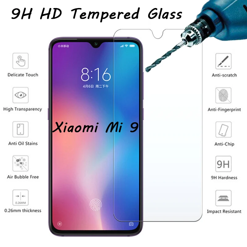 Защитная пленка для экрана телефона Xiaomi Mi 9 закаленная Передняя закаленное