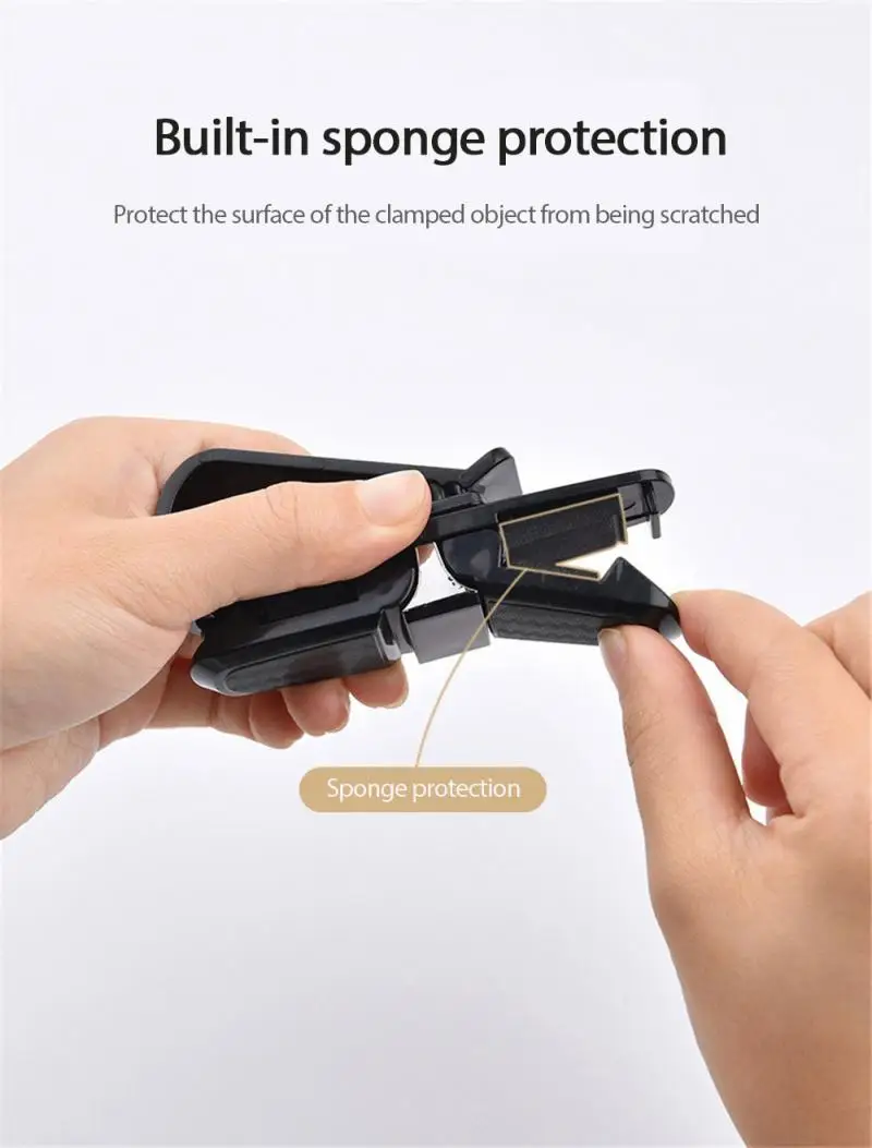 

New Auto Car Glasses Cases Portable Ticket Card Clamp Car Sun Visor Sunglasses Holder ABS Eyeglasses Clip Auto Accessories