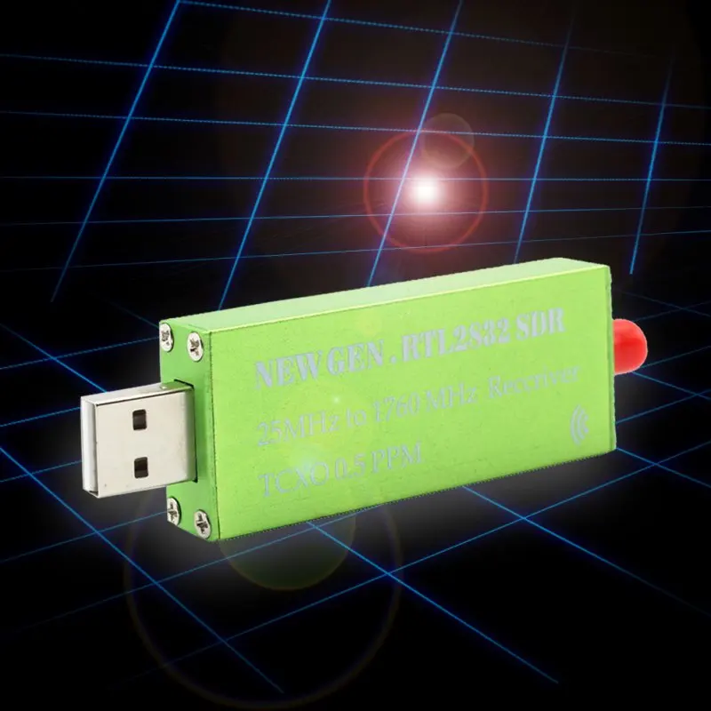 Радиоприемник RTL2832 ADC USB приемник премиум класса чип 0 5 PPM TCXO разъем SMA F антенна