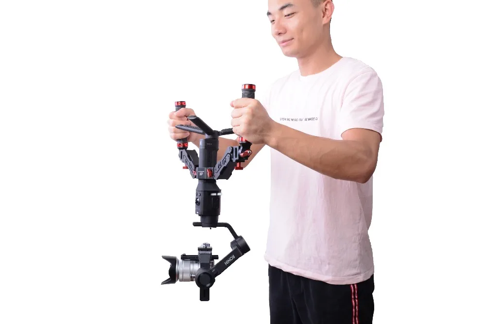 ARES алюминиевый Z axis съемный пружинный шарнир двойная ручка 1,8-5 кг+ паук ремень кольцо удлинитель адаптер для Ronin SC/S Crane 2