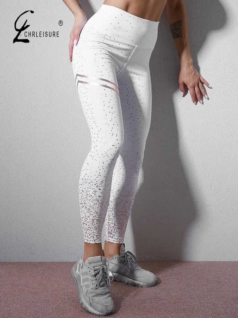 

CHRLEISURE Sport Women Fitness Leggings Women Seamless Fitness Leggings High Waist Exercise Leggins Gym Clothing