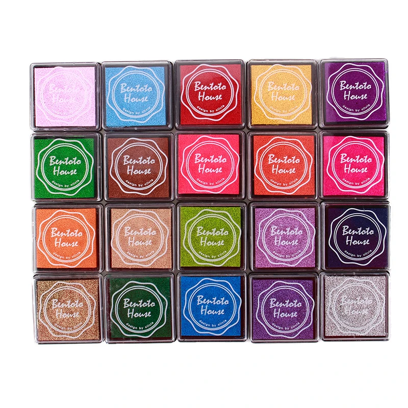 20 шт цветные накладки для чернил радужные поделки рукоделия подушечки резиновых