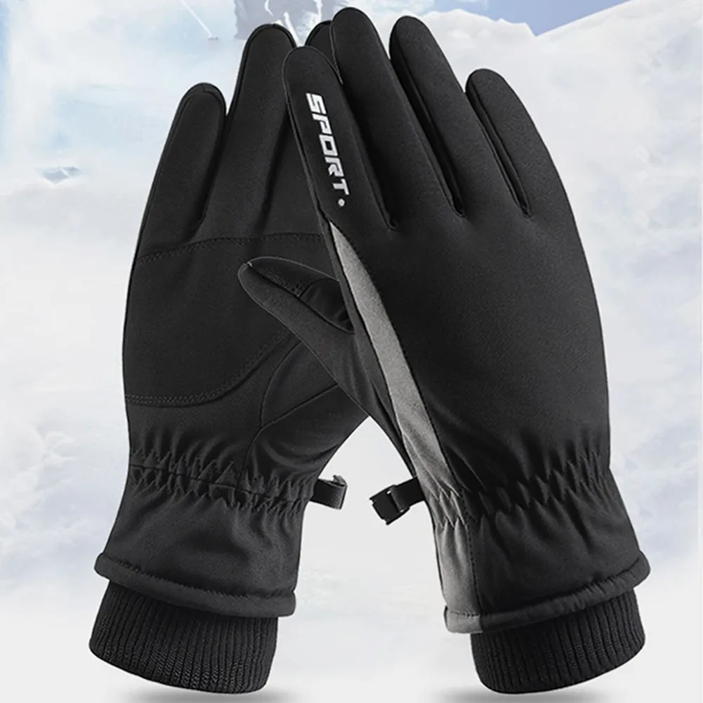 

Motorcycle Warm Gloves Snowboard Winter Thermal Snow Touchscreen Mens Women Motorbike Bicycle Cycling Riding Glove