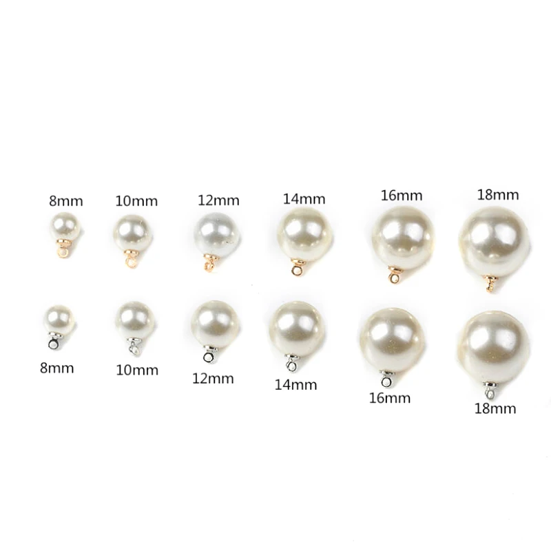10 шт./лот круглая ABS имитация прелестная жемчужная подвеска для сережек браслетов