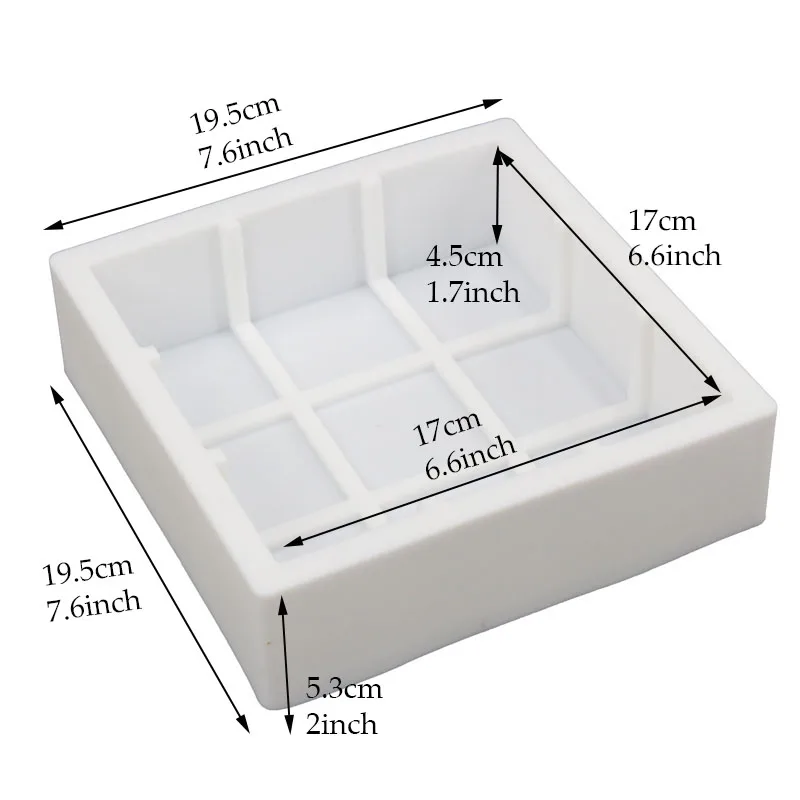 Силиконовые 3D геометрические простые формы для украшения торта инструменты
