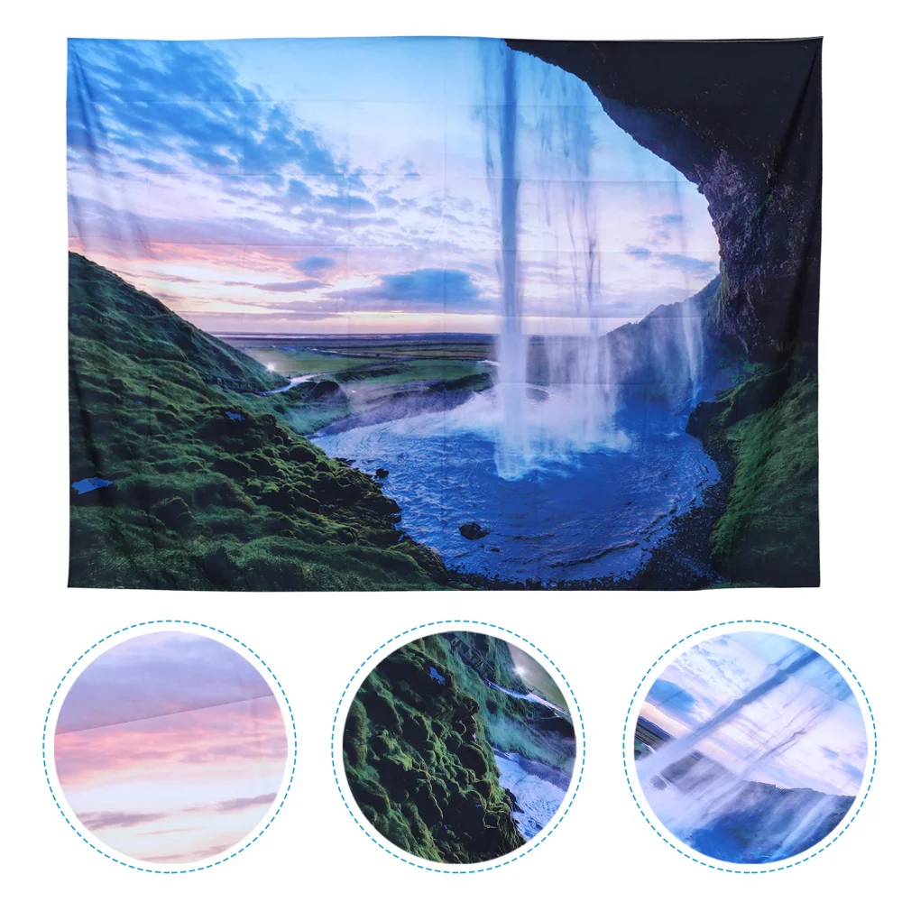 

Beautiful Wall Tapestry Picture Backdrop Landscape Photography Background Cloth