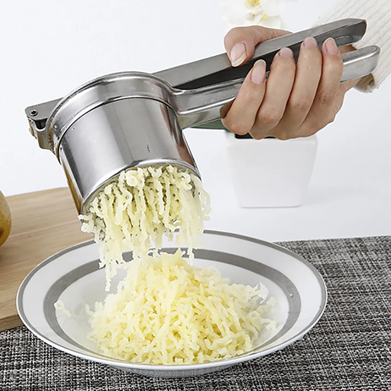 

Potato Masher Manual Stainless Steel Juicer Press Squeezing Potatoes Food Potato Mashers Juicers Fruit Juicer for Kitchen Tools