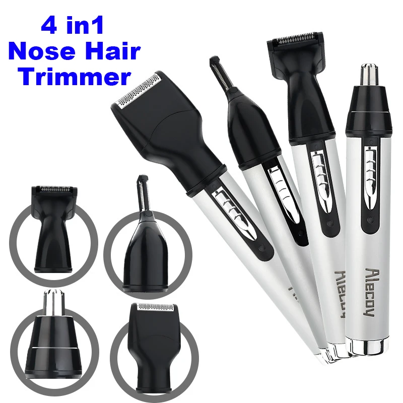 

220V 4 in1 Professional Electric Nose Ear Hair Trimmer Men charging nose hair trimmer, ear and eyebrow hair Styling Hair Trimmer