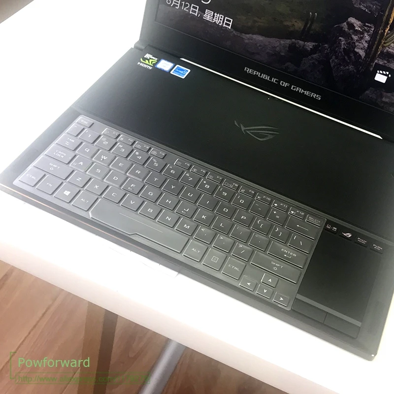 Чехол для клавиатуры из ТПУ ASUS ROG Zephyrus GX501 (VS/VI/GS/GI) GX531 (GS/GI) (без цифровой клавиатуры)