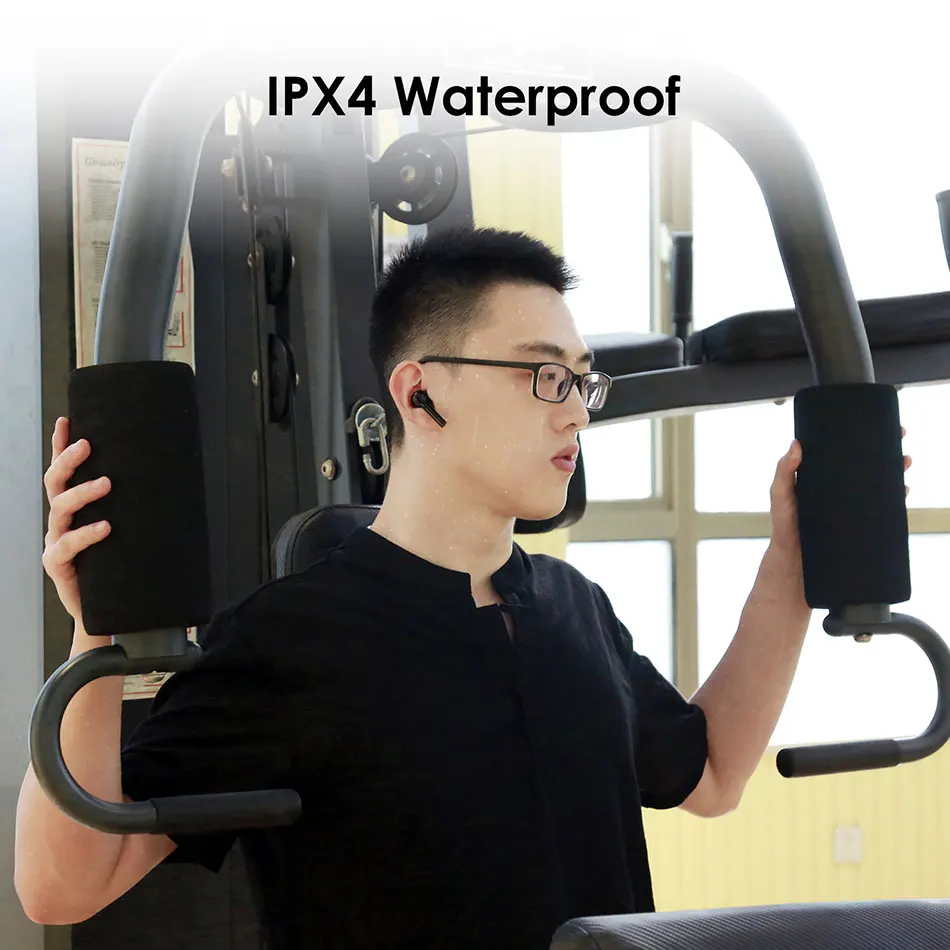 

Bluetooth 5.0 TWS Earbuds for Mobile Phone Waterproof Wireless Earphones w/Mic Mini Headset 3D Stereo Sound Sport Earpiece