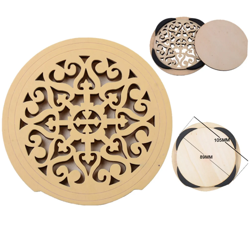 

Acoustic Guitar Soundhole Cover Guitar Accessory for Sound Hole Feedback Control (Pattern)