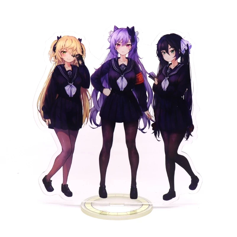 

24 Style Genshin Impact Stand Anime Cosplay DIY Props Project Accessories Acrylic Keychain Decoration Kids Toy Gift Ornaments