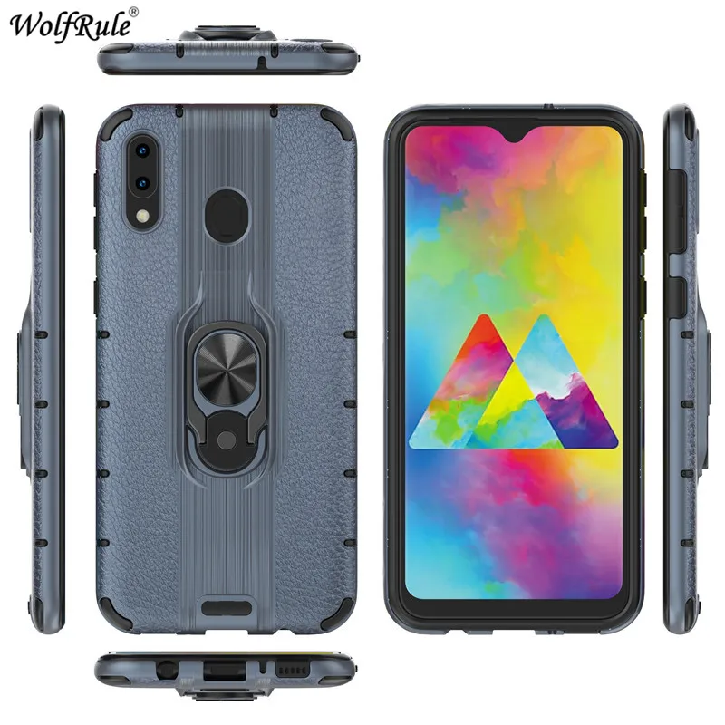 Кольцевой кронштейн для телефона чехол Samsung Galaxy M20 защитный Бампер M205 6 3'' |