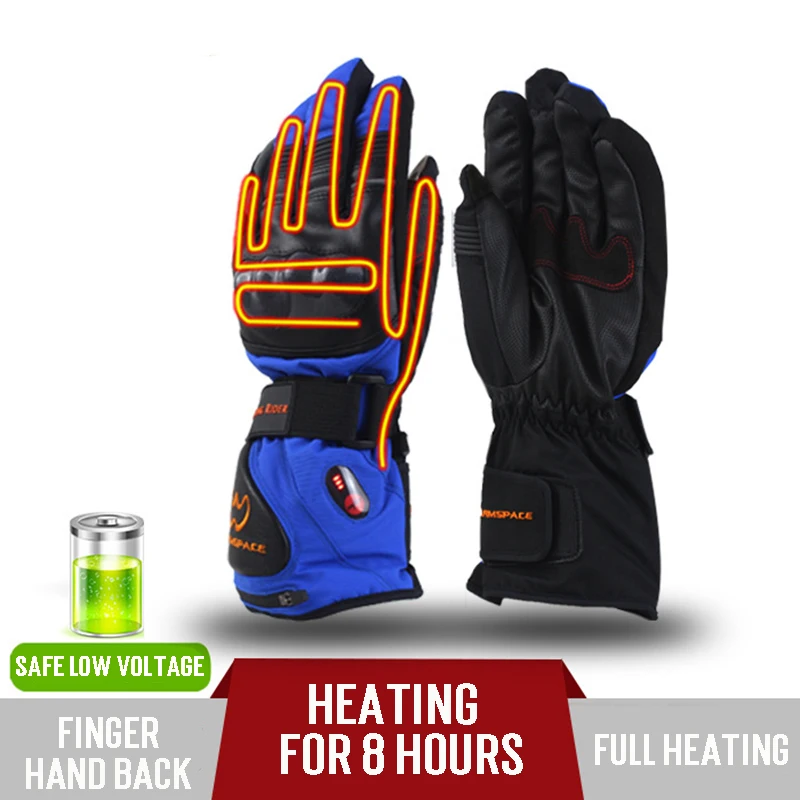 Мотоциклетные теплые водонепроницаемые ветрозащитные зимние перчатки Guantes Moto