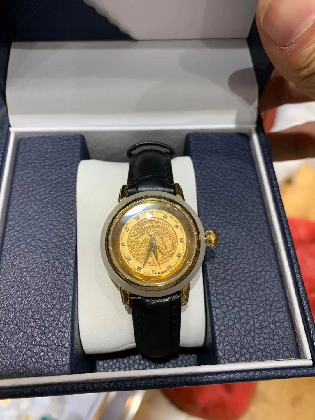 2021 Male and Female Zodiac Lovers Quartz Watches Natural Stone Gold and Silk Jade High-end Atmosphere Exquisite Students White-