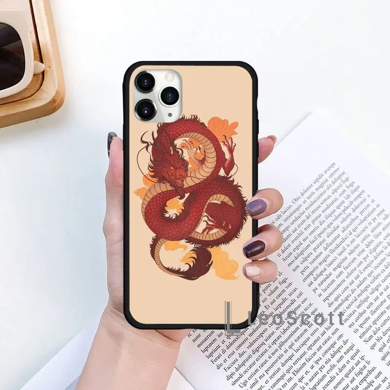 

Fashion Dragon Phone Case for iPhone 11 12 mini pro XS MAX 8 7 6 6S Plus X 5S SE 2020 XR