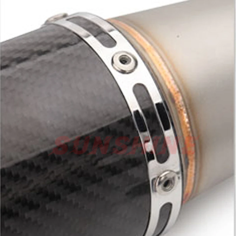 Универсальный глушитель выхлопной трубы для мотоцикла питбайка 51 мм