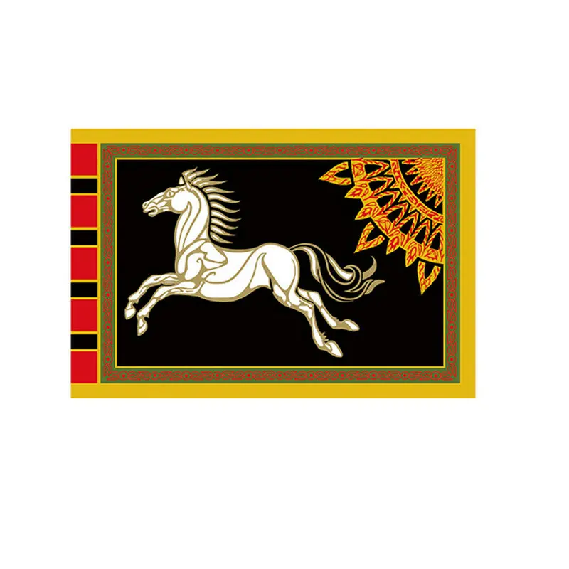 90x150cm черный белый цвет лошадь дерево Рохан украшения баннер флаг настенный