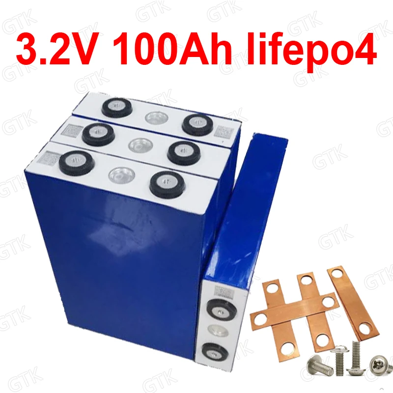 3,2 v 100Ah lifepo4 батарея 3,2 v литиевая аккумуляторная батарея для DIY 36V 48V 400AH 200AH AGV Солнечная ветряная система питания