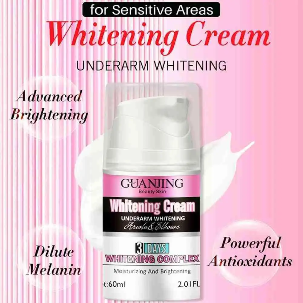 

60ml Armpit Soothing Cream Brightening Antiperspirant Body Lotion Whitening Moisturizing Body Cream I6U5