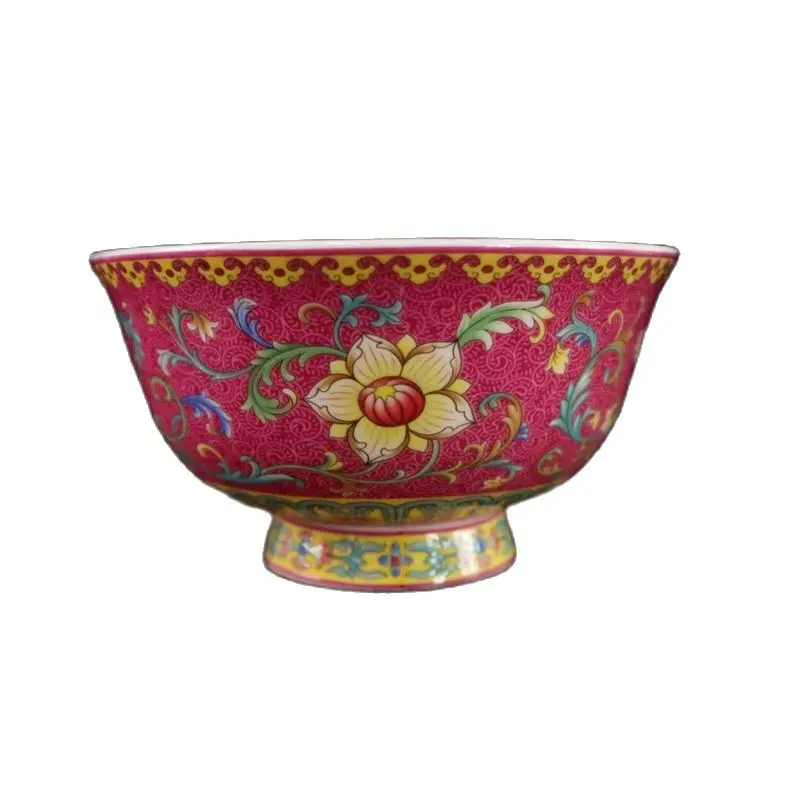 

Китайские старые фарфоровые пастельные картины с цветочным узором чаша