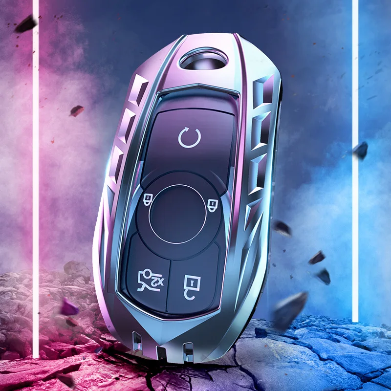 

2021 New Alloy Car Key Case Cover For Buick Envision Vervno GS 20T 28T Encore NEW LACROSSE Opel Astra k Accessories