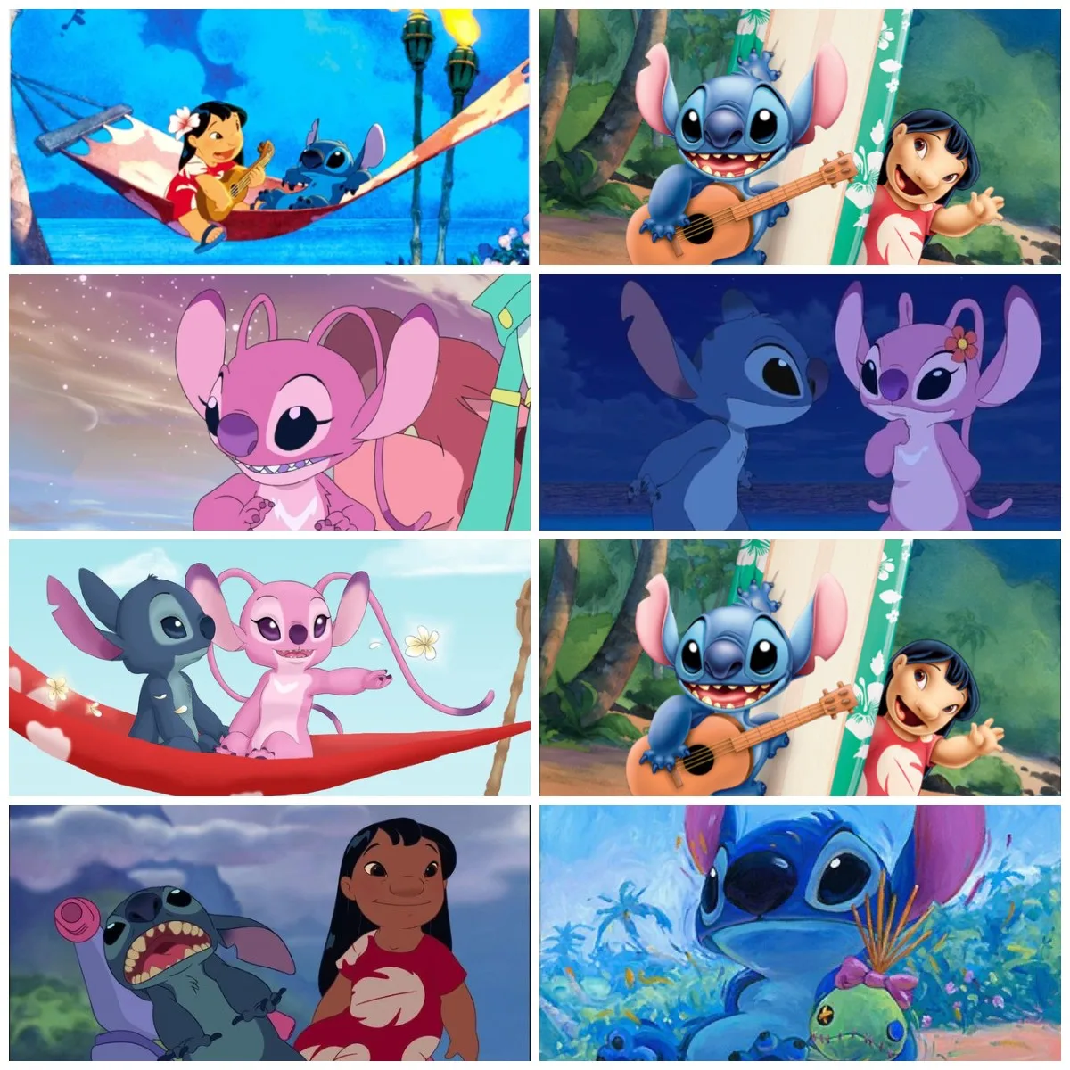 

Disney Lilo and Stitch Diamond Painting 5D Cartoon Diamond Embroidery Cross Stitch Mosaic Child Gift Rhinestones Needlework