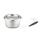 Многоразовые кофейные капсулы AD-Для DELTA QDeta Ke, многоразовый фильтр для кофе из нержавеющей стали с молочным вспенивателем