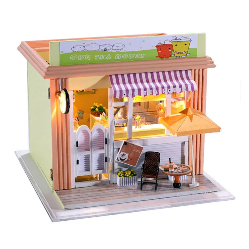 Деревянные кукольные игрушки ручной работы с мебели набор миниатюрных моделей