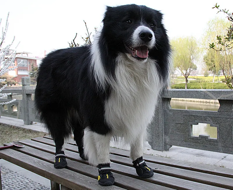 Обувь для домашних животных из искусственной кожи водонепроницаемого материала