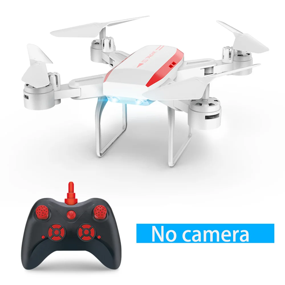No camera KY606D Дрон 4k HD аэрофотосъемка 1080p четырехосный летательный аппарат 20 минут давление полета Hover ключ взлет Rc вертолет - Цвет: No camera