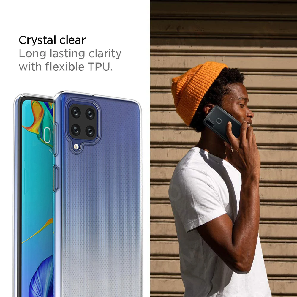 High Quality Clear Phone Case for Samsung Galaxy F02s F12 F62 M02 M02s M12 M62 360 Protective Soft Transparent Back Cover F M 02