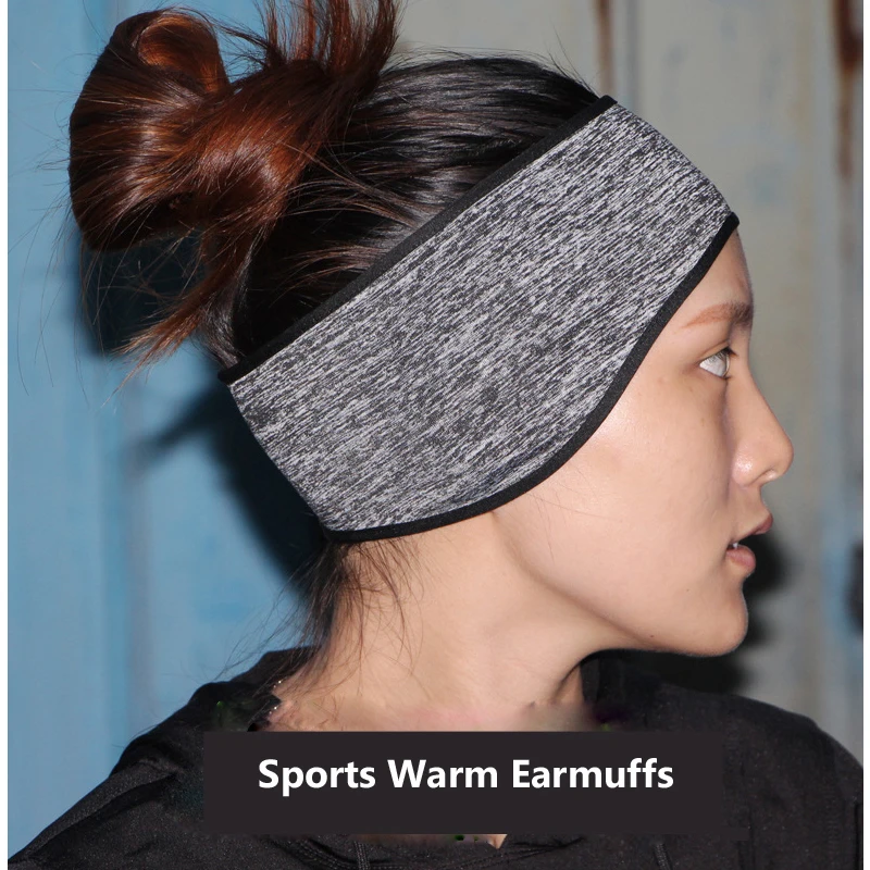 Зимняя уличная велосипедная повязка унисекс эластичная Теплая Флисовая