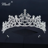 miallo rhinestone tiaras and crowns bridal wedding hair jewelry for women hair accessories party headpiece bridesmaid gift