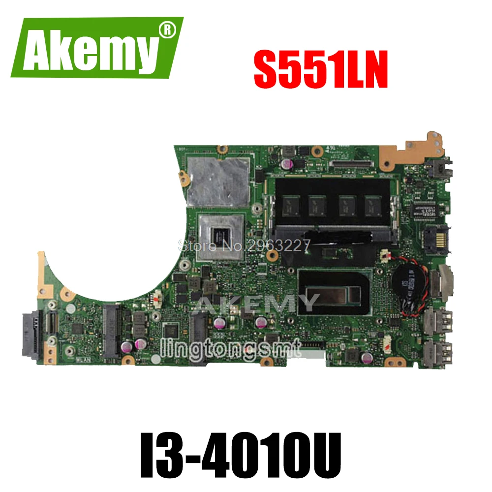 

Для For For For For Asus S551LB S551LN материнская плата для ноутбука с i3 cpu N14P-GV2-S-A1 материнская плата полностью проверена и работает хорошо