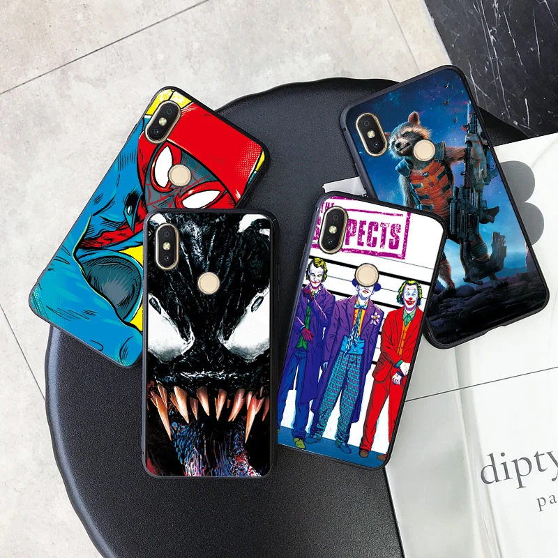 Чехол для Xiaomi Redmi S2, черный, ТПУ, мягкая задняя крышка, забавный, Джокер, на Redmi S2, чехол, чехол для Capas, Xiaomi Redmi S 2 S2, RedmiS2, чехол