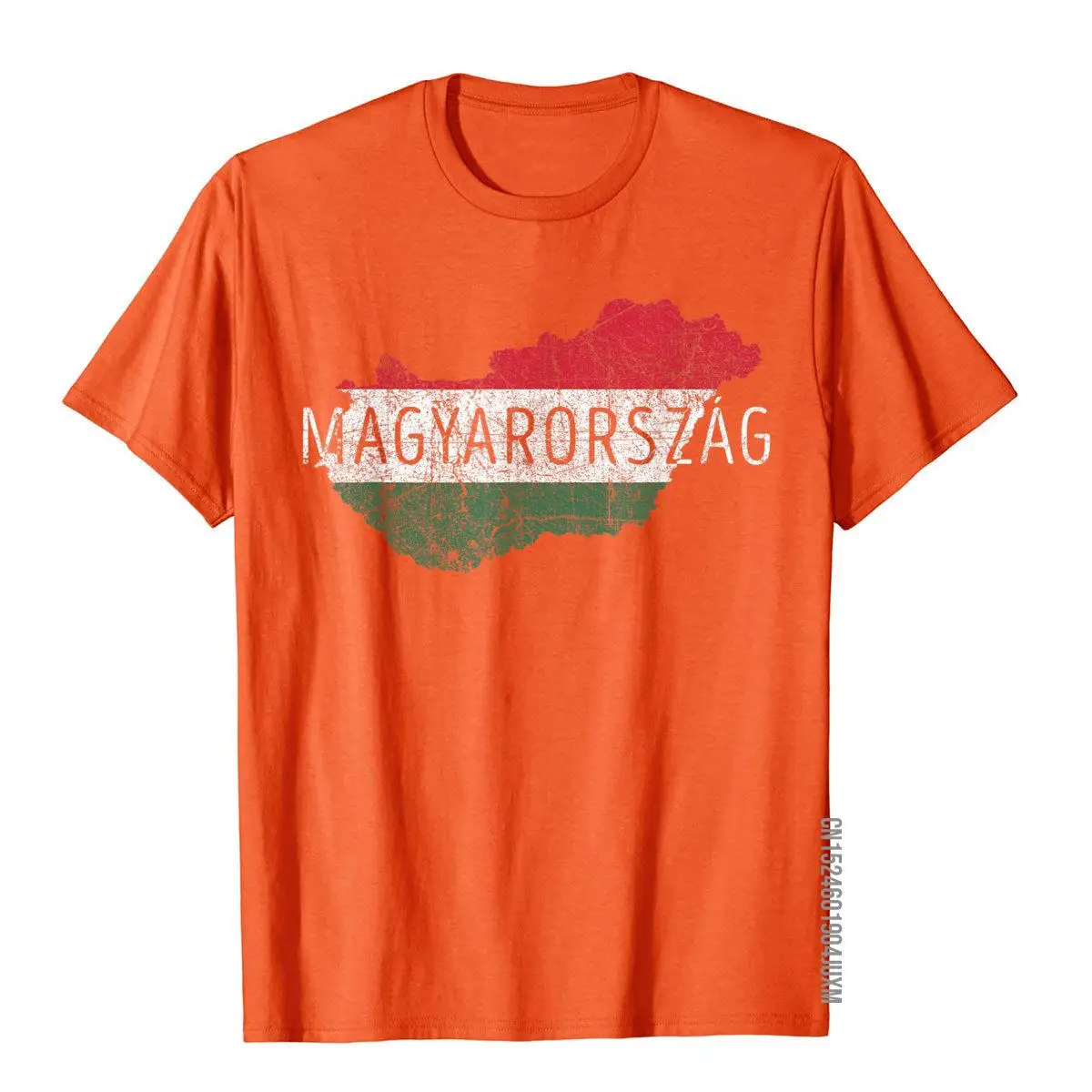 Сувенирная футболка Magyarorszag в венгерском стиле с картой и флагом Хлопковая