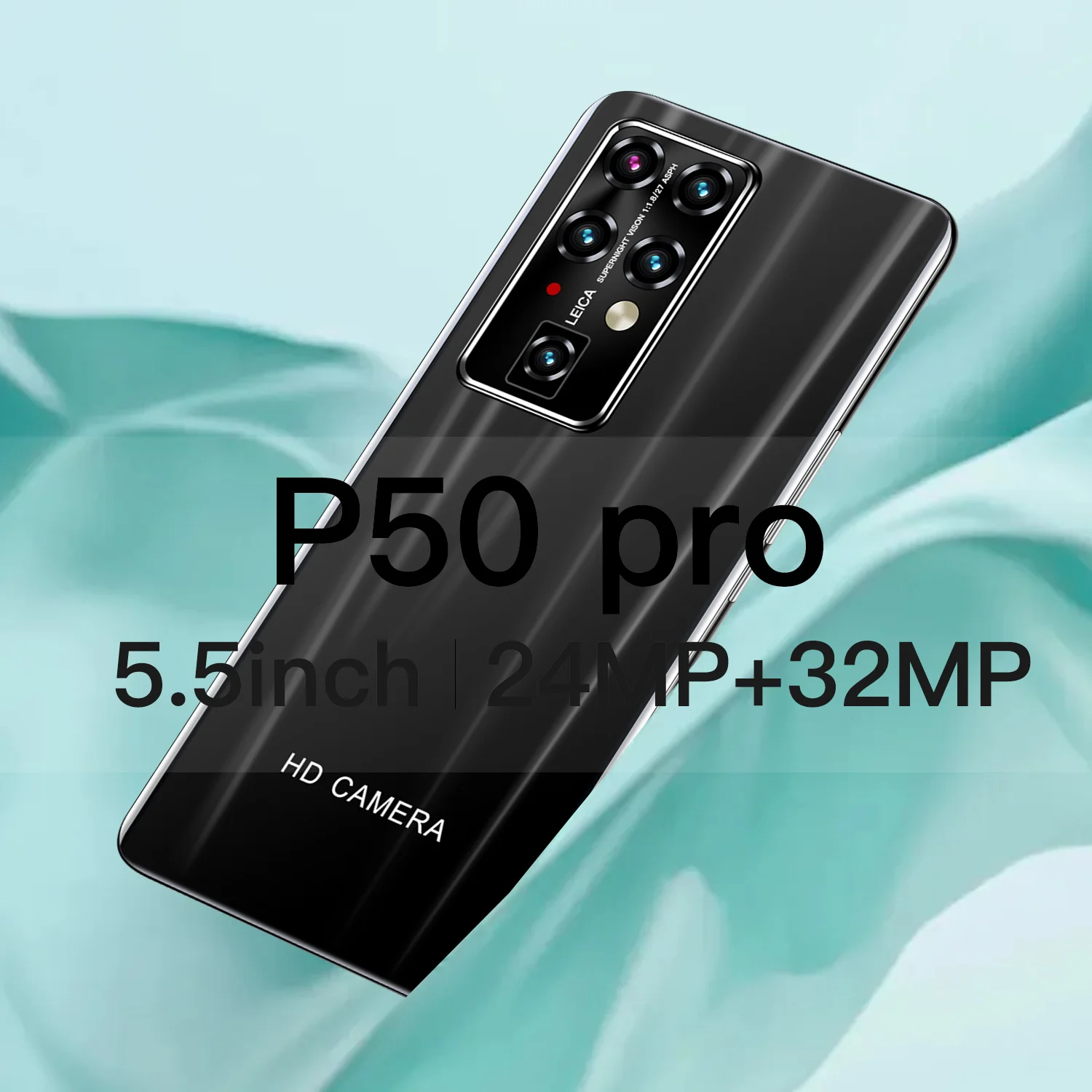 

2021 P50 Pro 8+128GB Face Fingerprint ID 1080*2340 Dual SIM+SD Mobile Phone 5.5 Inch 10 Core 24+32MP Andriod Smart Phone MTK6889