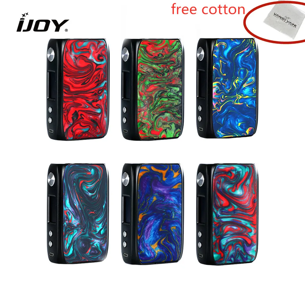 Оригинальный IJoy Shogun Univ box mod 180 Вт TCR vape подходит для двух аккумуляторов 18650 Vape