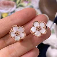 flower stud earrings korea simple fashion piercing style earrings party travel focus womens earrings new trends in 2021