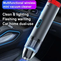 car wireless vacuum cleaner with flashlight emergency light 3 in 1 multi functional mini cordless vacuum cleaner car accessories