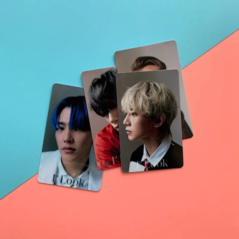 

10PCS/Set Kpop HD LOMO Card Stickers Photocard Crystal Photo BUS Card Stickers For Students Fans Gift